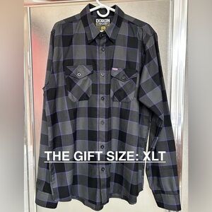 Men’s The Gift Dixxon flannel SIZE: XLT